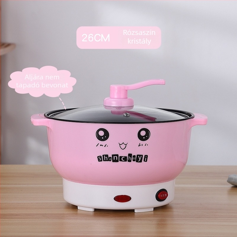 Elektromos főzőedény sokfunkciós gőzölésre és főzésre; belső kerámia edény; 3–4 személyes kapacitás; teljesítmény 800W alatt; mechanikus vezérlés.