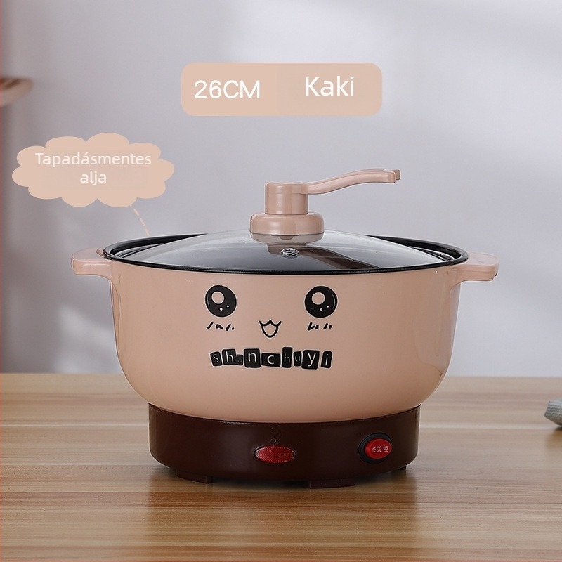 Elektromos főzőedény sokfunkciós gőzölésre és főzésre; belső kerámia edény; 3–4 személyes kapacitás; teljesítmény 800W alatt; mechanikus vezérlés.
