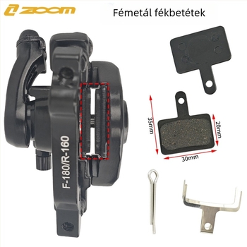 Zoom Db-180 Mechanikus tárcsafék kaliper MTB – első és hátsó