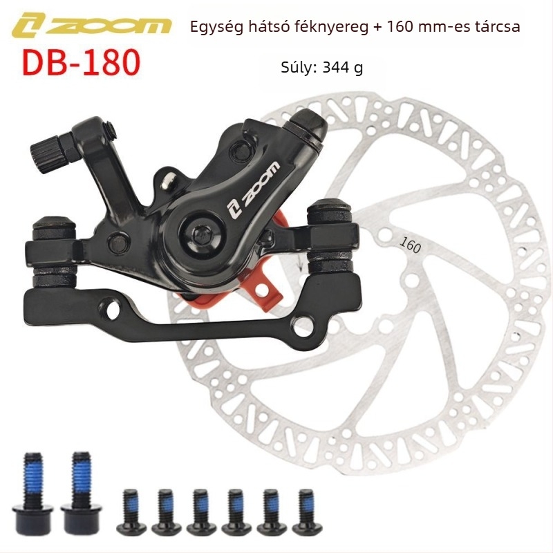 Zoom Db-180 Mechanikus tárcsafék kaliper MTB – első és hátsó