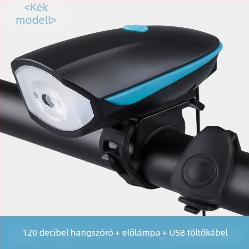 Kerékpár első fénye USB éjszakai kerékpározáshoz, nagy fényerővel, modell 7588