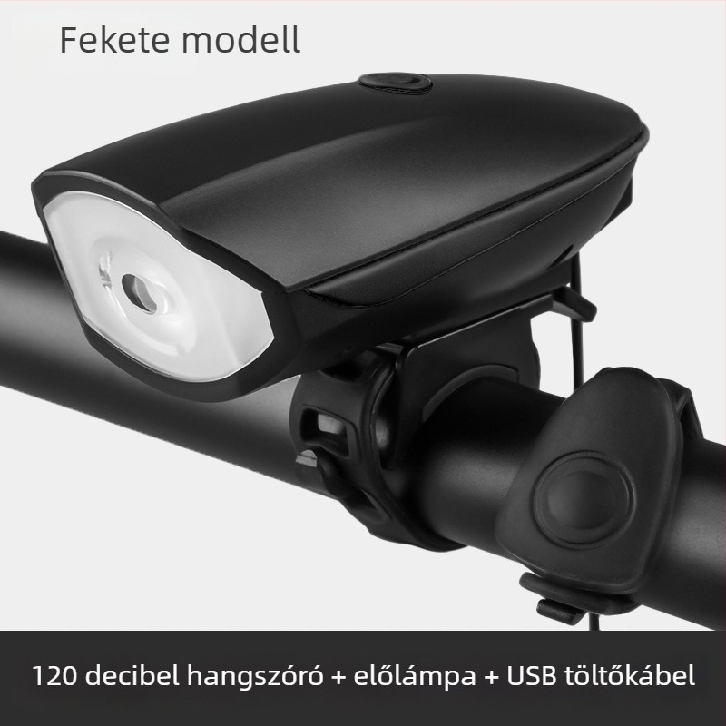 Kerékpár első fénye USB éjszakai kerékpározáshoz, nagy fényerővel, modell 7588