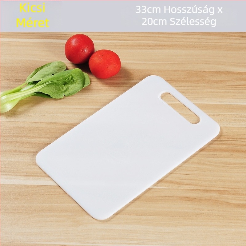 Megvastított műanyag vágódeszka, antibakteriális, penészmentes, kétoldalas konyhai deszka
