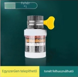 Konyhai csaptelep szűrő és hosszabbító, univerzális permetezés elleni fúvóka (PVC, modern stílus)