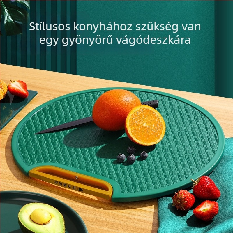 Chang Kun műanyag vágódeszka – élelmiszer-minőségű, kétoldalas, hordozható