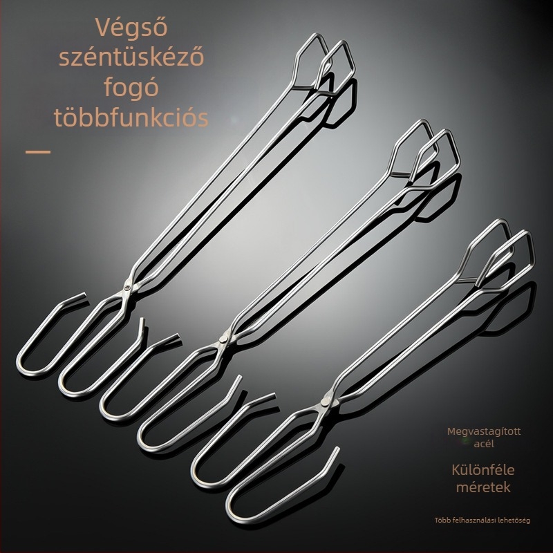 Szén-grillcsipesz — Többfunkciós élelmiszercsipesz, Márka: Jinyou, Anyag: galvanizált vasdrót, Bevezetés: 2025 tél