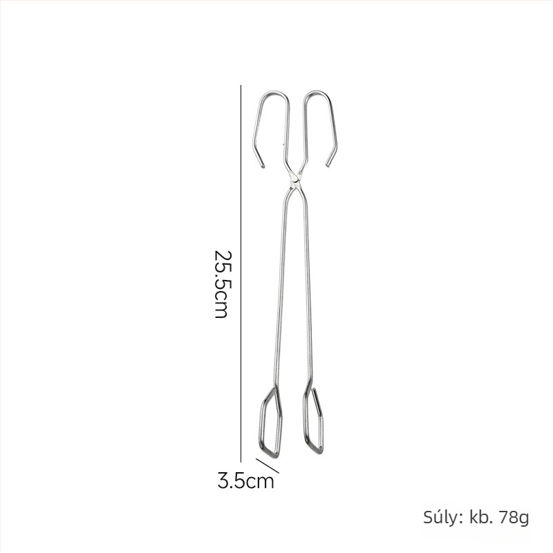 Szén-grillcsipesz — Többfunkciós élelmiszercsipesz, Márka: Jinyou, Anyag: galvanizált vasdrót, Bevezetés: 2025 tél