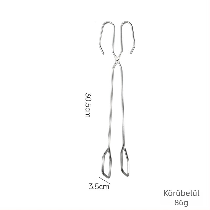 Szén-grillcsipesz — Többfunkciós élelmiszercsipesz, Márka: Jinyou, Anyag: galvanizált vasdrót, Bevezetés: 2025 tél