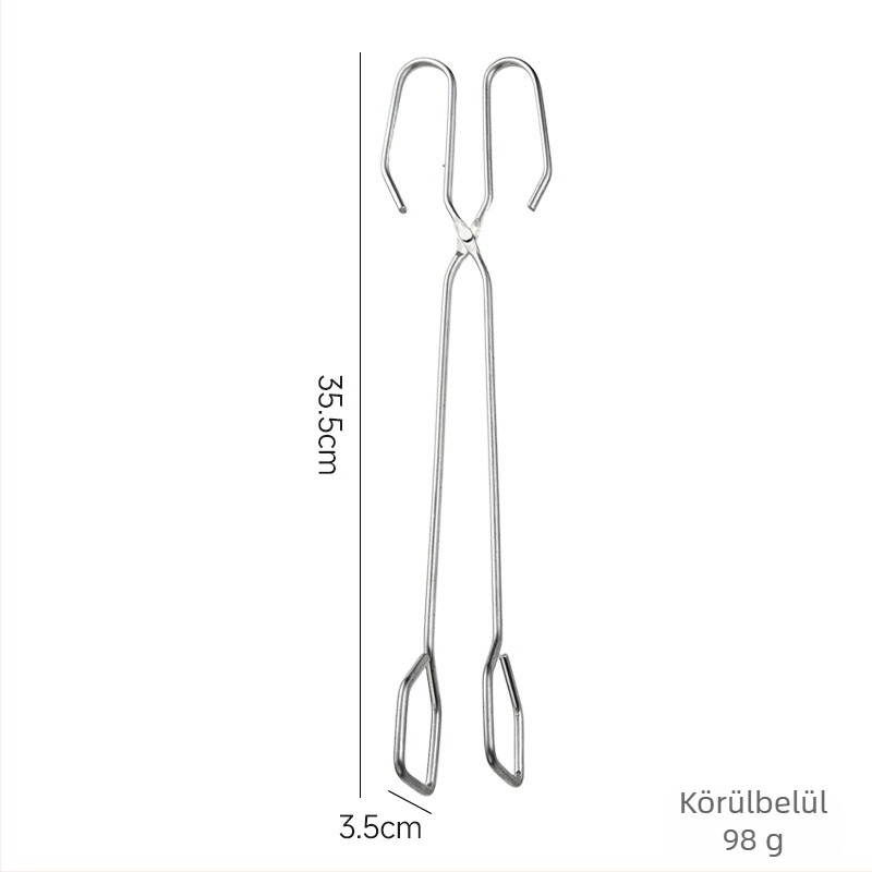 Szén-grillcsipesz — Többfunkciós élelmiszercsipesz, Márka: Jinyou, Anyag: galvanizált vasdrót, Bevezetés: 2025 tél