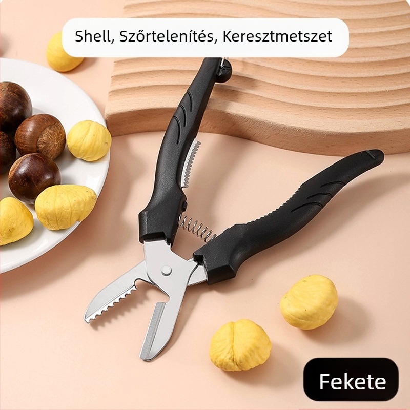 Gesztenye hámozó és tisztító eszköz keresztes nyílással (Márka: Friendly; Eredet: Zhejiang; Stílus: Modern egyszerűség)