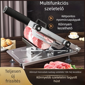 Háztartási hús szeletelő - Rozsdamentes acél, totk márka, Többfunkciós konyhai hússzeletelő, Testreszabható feldolgozás