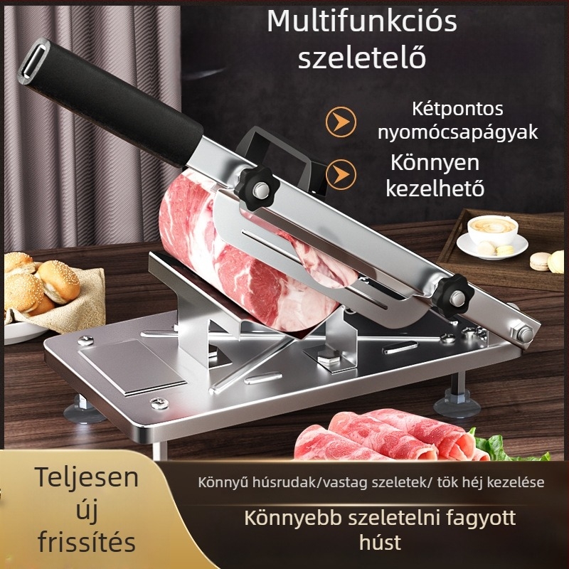 Háztartási hús szeletelő - Rozsdamentes acél, totk márka, Többfunkciós konyhai hússzeletelő, Testreszabható feldolgozás