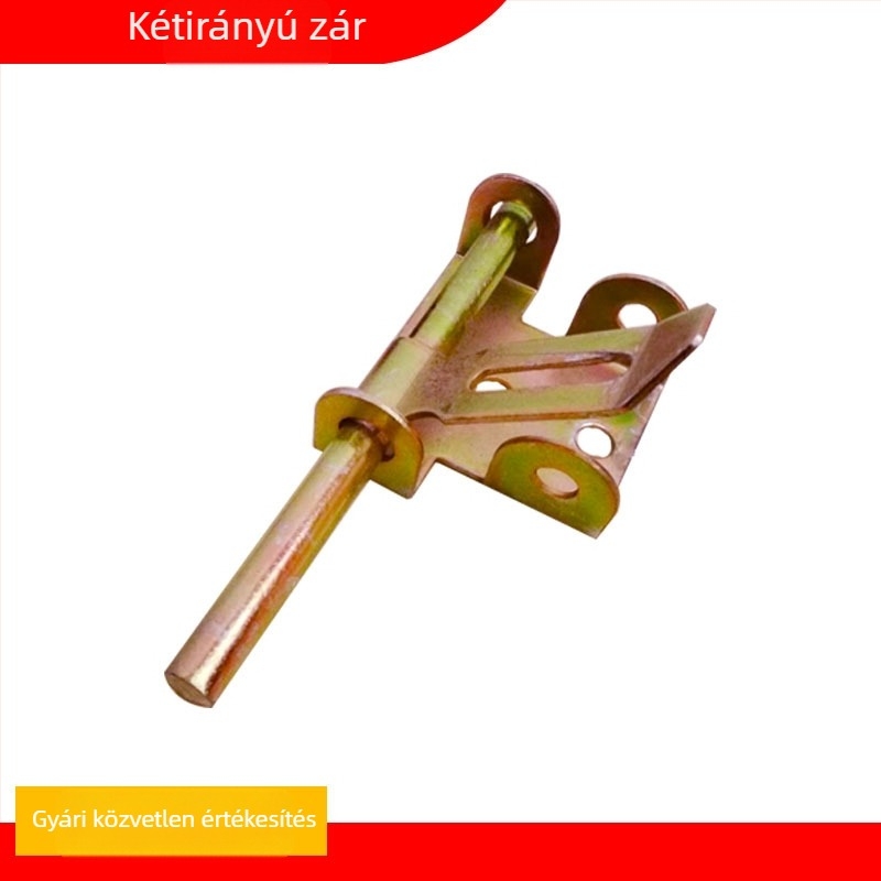 Nehéz teherbírású acél ajtózár hegesztett mechanizmussal; galvanizált felület; Yuefeng márka; modern minimalist stílus