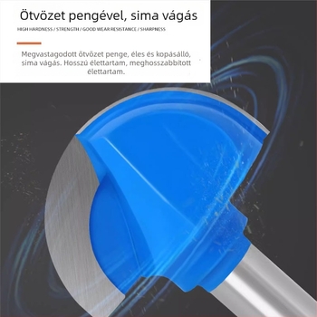 Faipari maró kör alapú – horonyoláshoz, finiseléshez és gravírozáshoz gömb alakú vágóval
