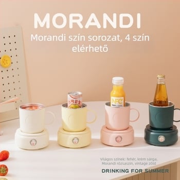 X22 Hordozható Szigetelt Italos Pohár, Újratölthető Áramellátással – Alumínium Ötvözet, Kapacitás 1 L alatt