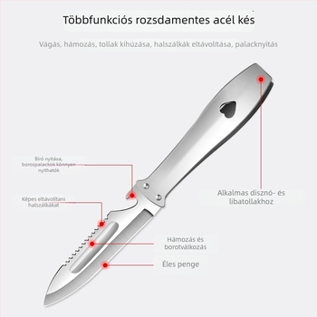 Rozsdamentes acél tollfosztó eszköz madarak tollainak kitépésére — többfunkciós csipesz, lúd tollklip Lee Huang, modern minimalist dizájn