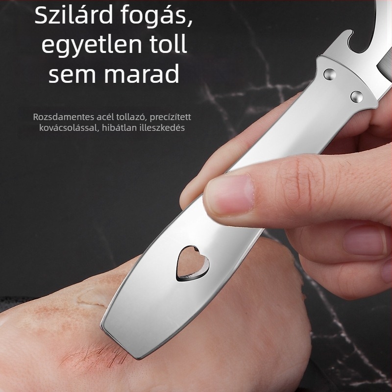 Rozsdamentes acél tollfosztó eszköz madarak tollainak kitépésére — többfunkciós csipesz, lúd tollklip Lee Huang, modern minimalist dizájn