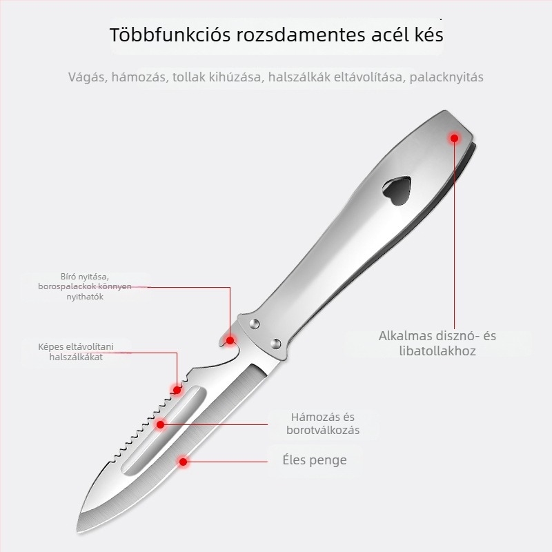 Rozsdamentes acél tollfosztó eszköz madarak tollainak kitépésére — többfunkciós csipesz, lúd tollklip Lee Huang, modern minimalist dizájn