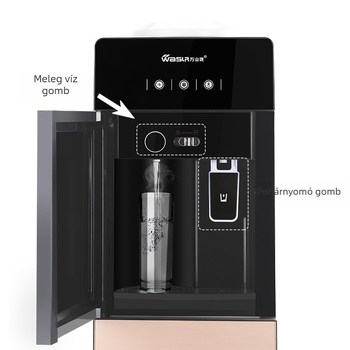 Háztartási függőleges vízadagoló meleg és hideg vízzel, modell 299-1, teljesítmény 550W, 220V