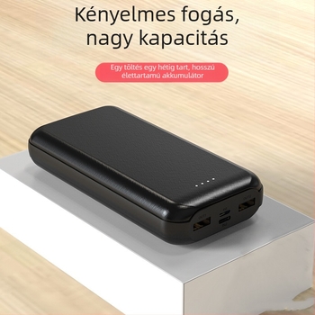 Külső akkumulátor U68 20000mAh QC2.0, 12W kimenet, polimer Li-ion akkumulátor