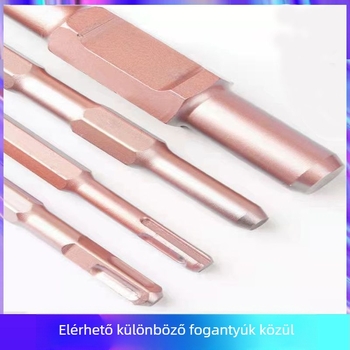 Elektromos ütvefúró készlet — önélező dárdák, 65A hegyes lapos, négyszögletes/kerek/ Hatszögletű fogantyúkkal (Shine Cast)