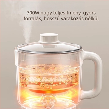 Elektronikus forróedény, kerek formájú főzőedény, kapacitás legfeljebb 2 L, forgó gombos vezérlés, melegen tartás, 1 belső edény, 2–3 személy számára
