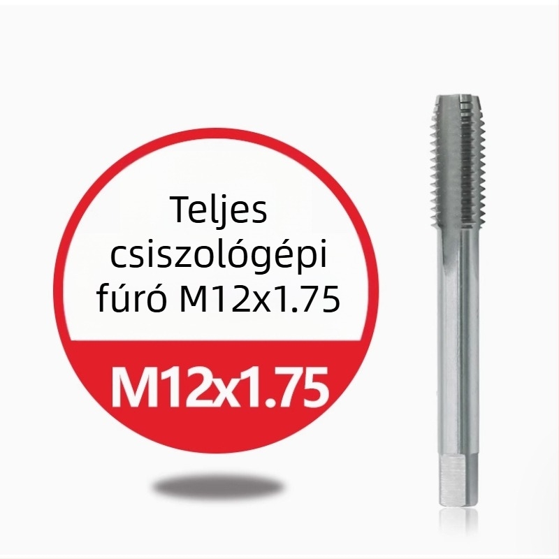 Rozsdamentes acél gépi menetfúró — titán bevonat, kobalttartalom