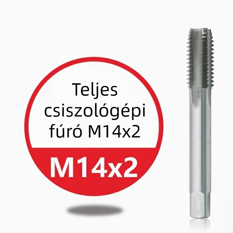 Rozsdamentes acél gépi menetfúró — titán bevonat, kobalttartalom