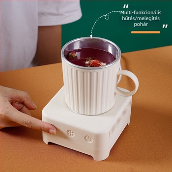 Mini poharas jégkészítő – gyors hűtés, 350 ml kapacitás, 36 W teljesítmény, érintéses vezérlés, modell GY-LR1201, 12V autó használathoz