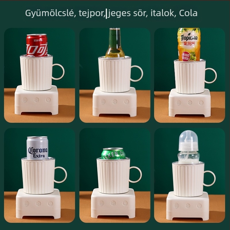 Mini poharas jégkészítő – gyors hűtés, 350 ml kapacitás, 36 W teljesítmény, érintéses vezérlés, modell GY-LR1201, 12V autó használathoz