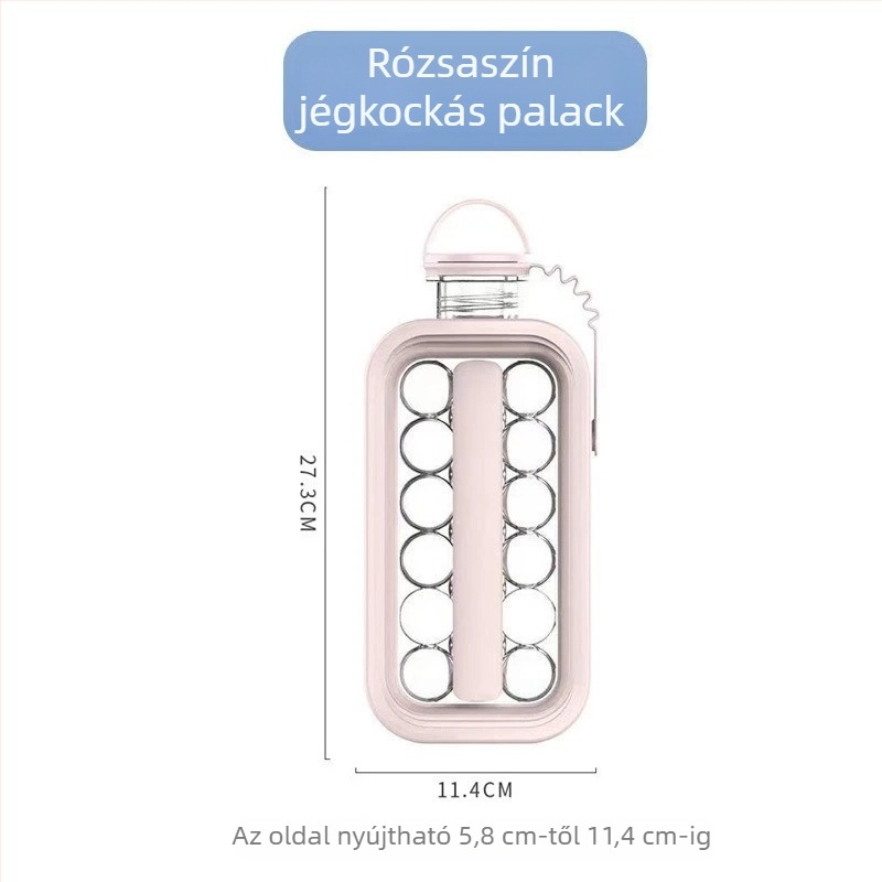 Szférikus jégkocka forma - élelmiszer-minőségű PP, jégkocka tálca, könnyű kiemelés, kapacitás 1