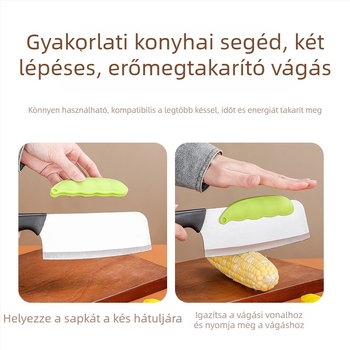 Szilikon kézvédő késhez – csúszásmentes, konyhai védőeszköz, védelem a vágások ellen