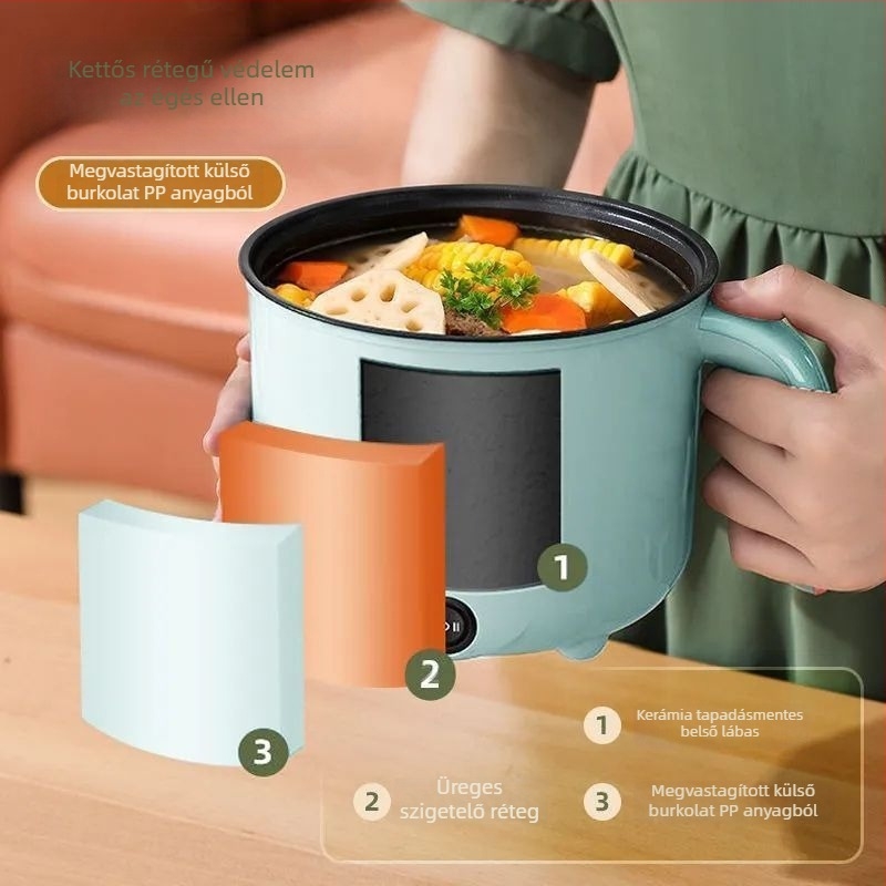 All-in-One elektromos főzőedény – tapadásmentes, többfunkciós, mechanikus vezérlés