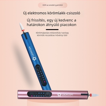 Újratölthető lítium akkumulátoros körömdolgozó, 3.7V, három sebesség, 0.5 m kábel, reszeléshez, gravírozáshoz és polírozáshoz
