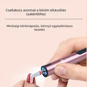 Újratölthető lítium akkumulátoros körömdolgozó, 3.7V, három sebesség, 0.5 m kábel, reszeléshez, gravírozáshoz és polírozáshoz