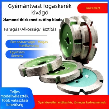 Gyémántvastag vágókorong gránit és beton hornyokhoz csiszolófejjel - GTX