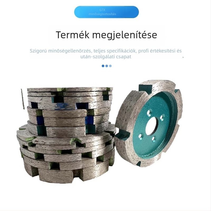 Gyémántvastag vágókorong gránit és beton hornyokhoz csiszolófejjel - GTX