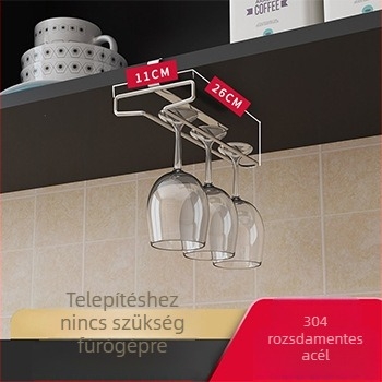 Jemi konyhai falra szerelhető polc – rozsdamentes acél 304, többfunkciós, modern minimalista stílus