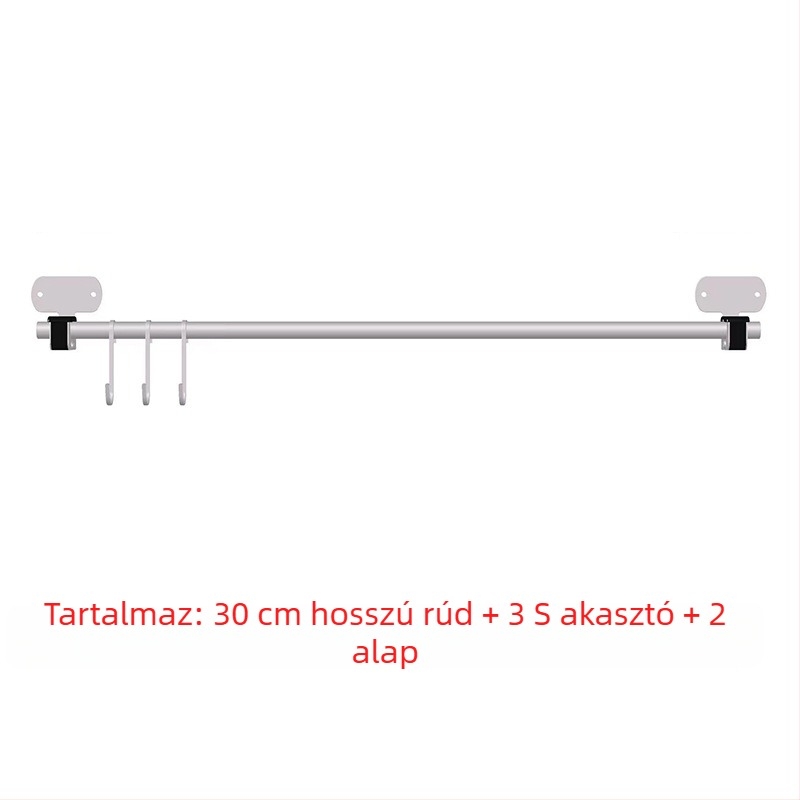Fali konyhai tároló rozsdamentes acélból, sokoldalú, téglalap alakú, összecsukható kivitel, pálcikák, edények, fűszerek és fedők tárolására