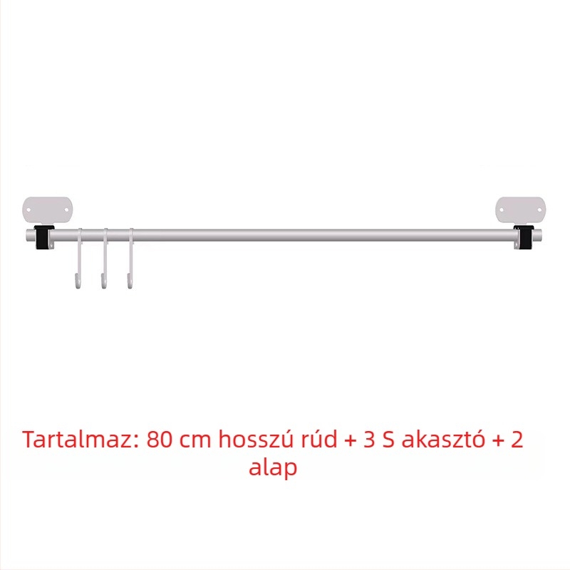 Fali konyhai tároló rozsdamentes acélból, sokoldalú, téglalap alakú, összecsukható kivitel, pálcikák, edények, fűszerek és fedők tárolására