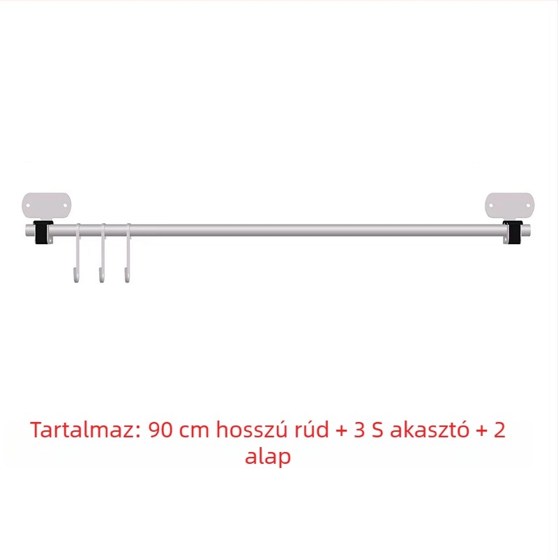 Fali konyhai tároló rozsdamentes acélból, sokoldalú, téglalap alakú, összecsukható kivitel, pálcikák, edények, fűszerek és fedők tárolására