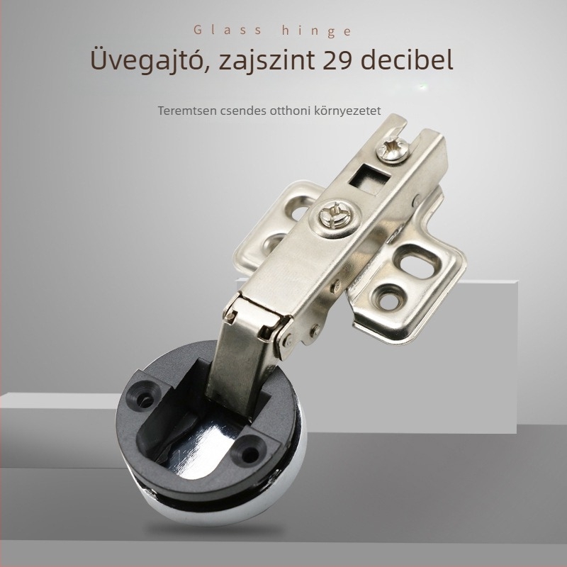 Üveges vitrinszekrény ajtóval, hidraulikus lengéscsillapítóval, alumínium keret, hidegen hengerelt acéllemez + ABS