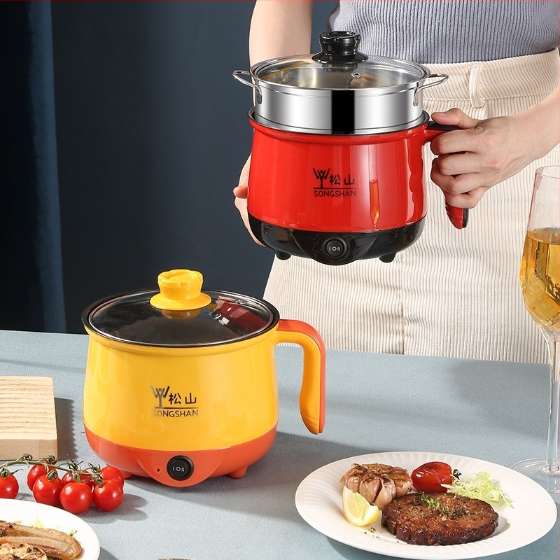 Elektromos főzőedény, 2 L kapacitás, szigetelés, mechanikus vezérlés, 2 rétegek, 1 belső tartály