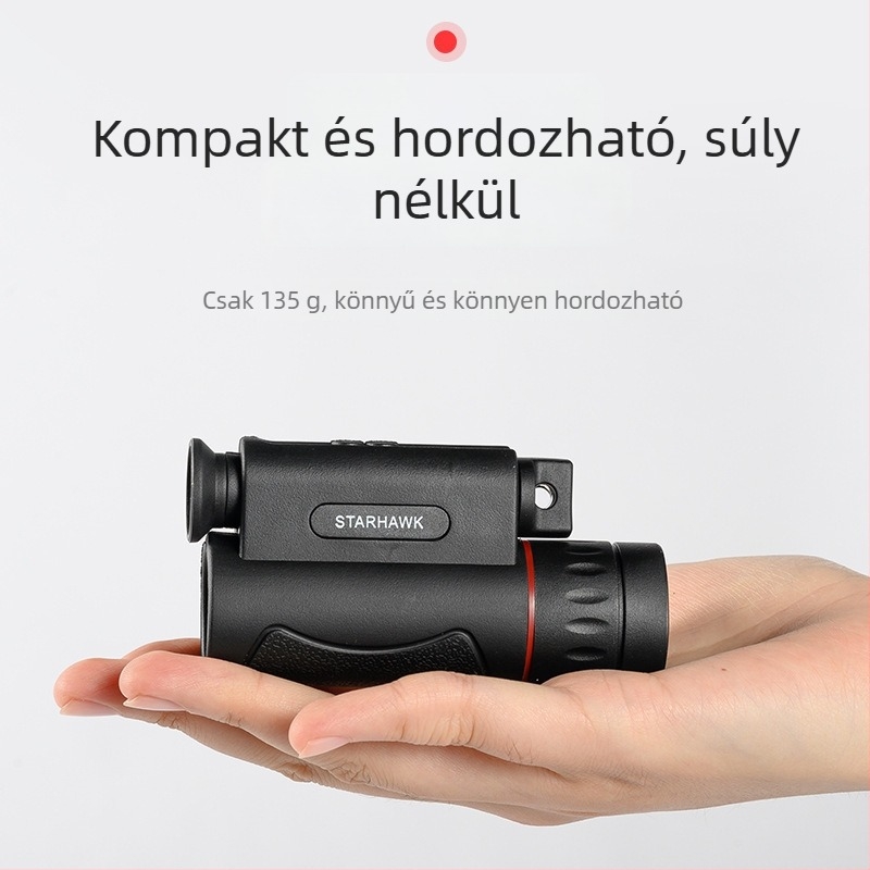 Gumírozott ütésálló binokuláris, kilépő pupilla 1–5 mm, márka Unique