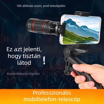 Mobiltelefon teleobjektív lencse kültéri tevékenységekhez (OEM; Import: Nem; Cél: Kültéri tevékenységek)