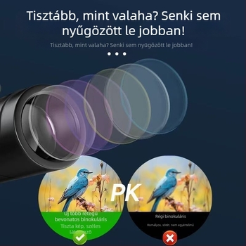 Ultra nagy felbontású binokuláris távcső, nagy teljesítményű, éjjellátó funkció alacsony fényviszonyok között, kültéri professzionális használatra