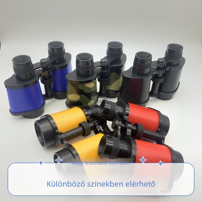 Gyermekeknek szóló 8x30 binokulár, kültéri megfigyelésre és utazásokhoz, testreszabás elérhető