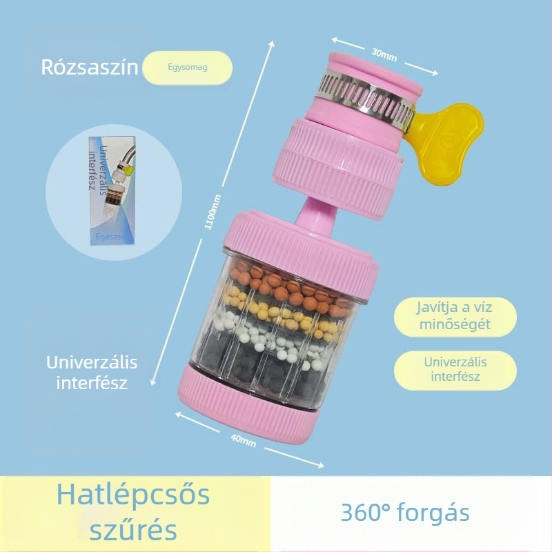 Kinyúló csap szűrő, cseppmentes védelemmel – konyhai víztisztító