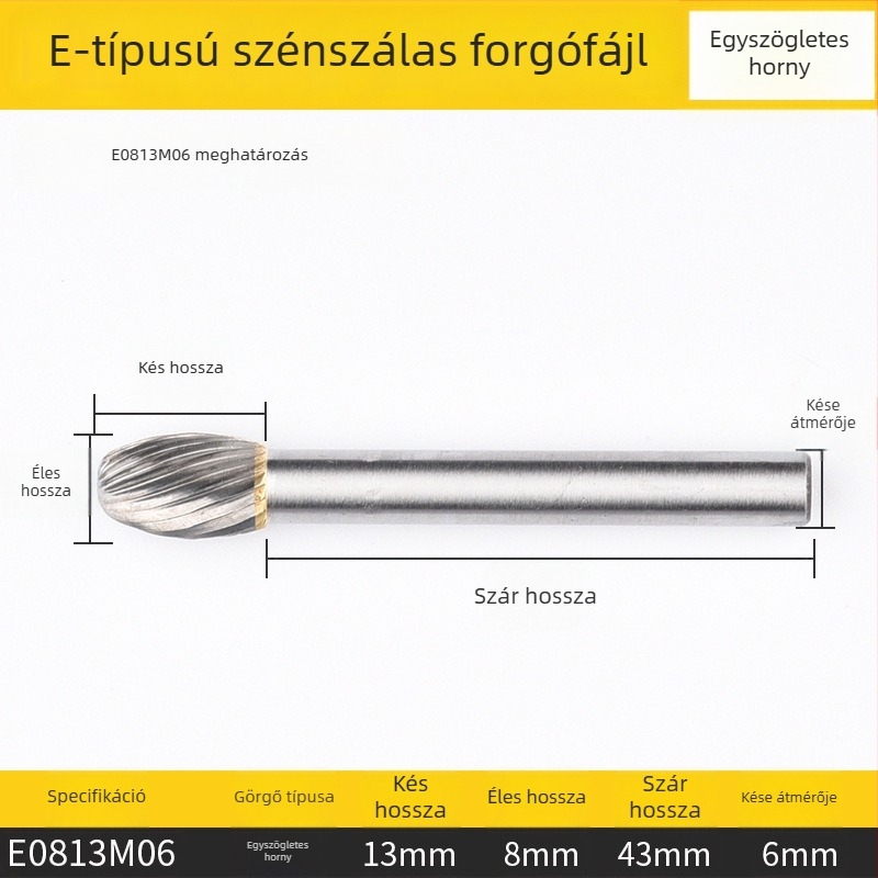 Lapos maró, gyorsacél, bevonat nélküli