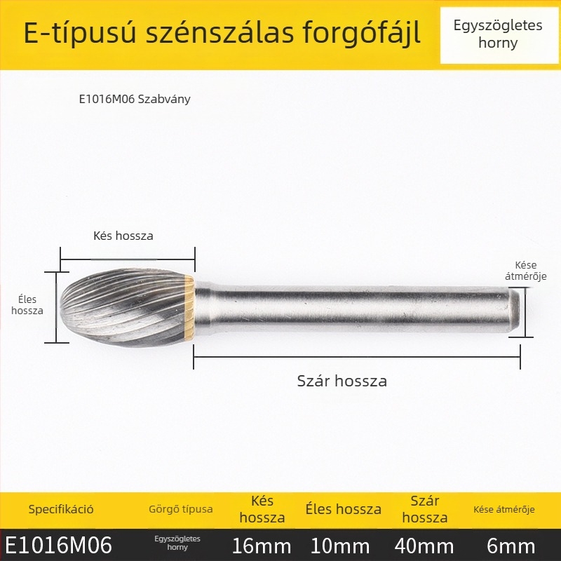 Lapos maró, gyorsacél, bevonat nélküli
